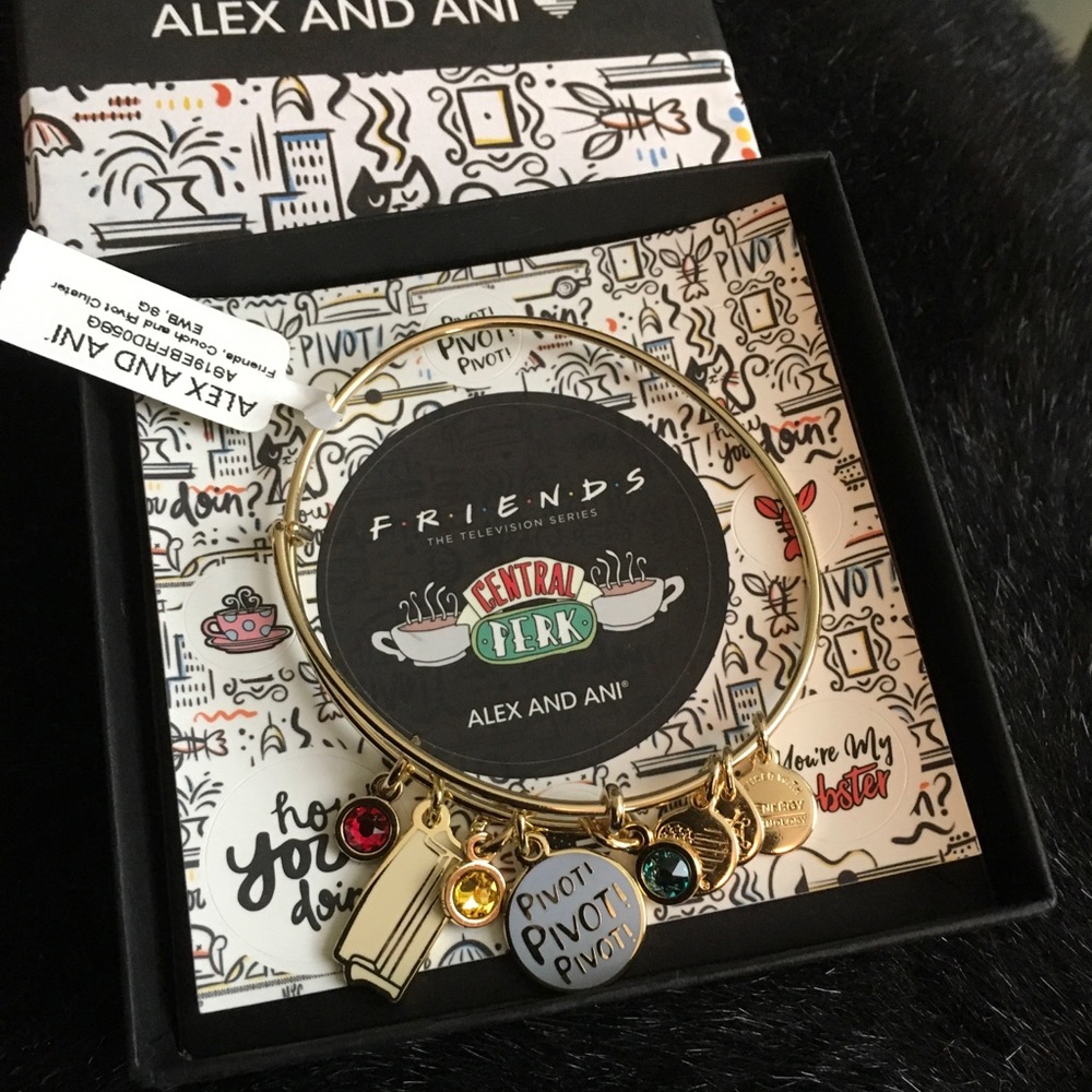 Friends Couch and Pivot Bracelet